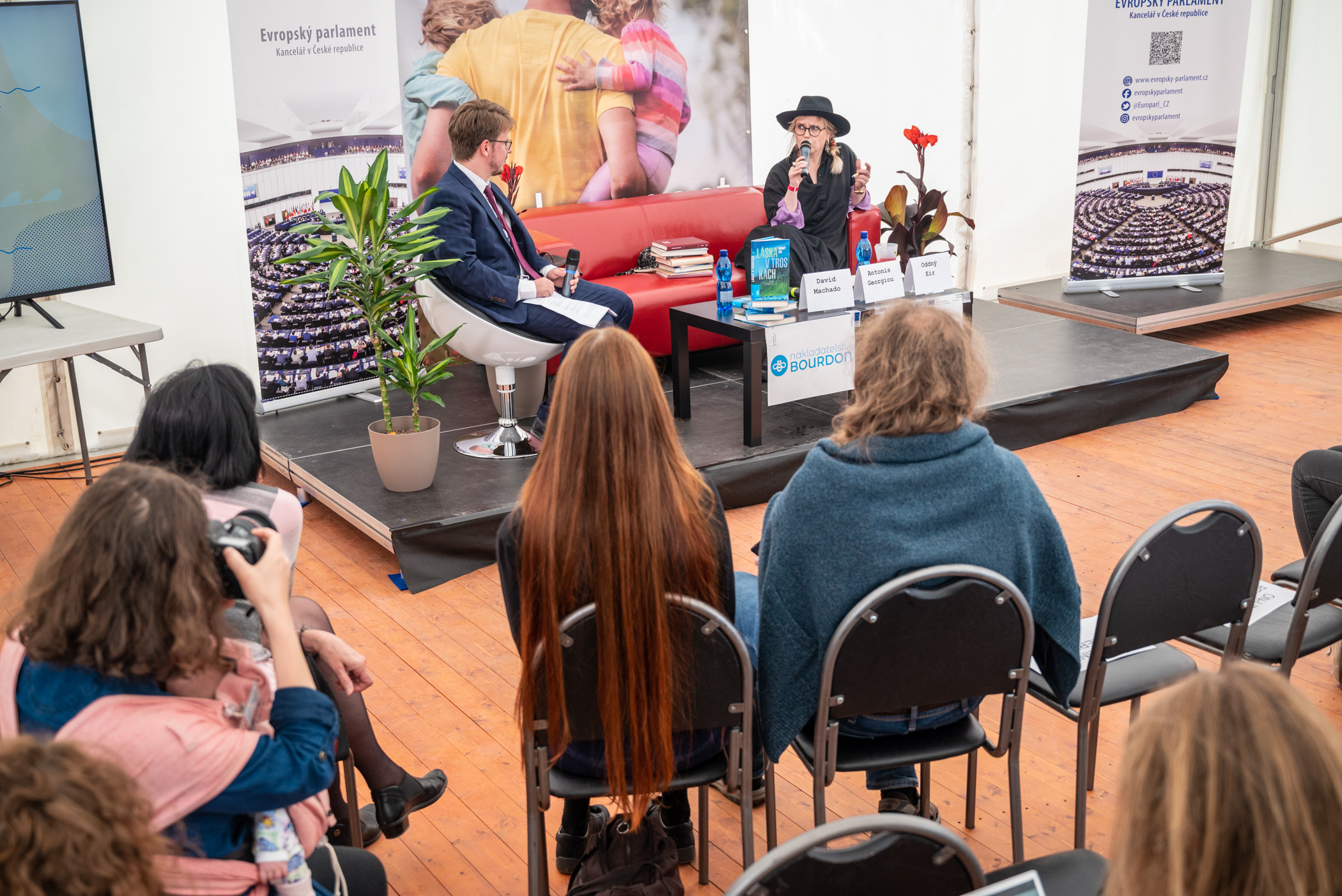 Oddný Eir Ævarsdóttir at the Book World Prague Festival