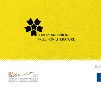 Logo of EUPL on yellow background and logos of EIBF, FEP and Creative Europe on white background